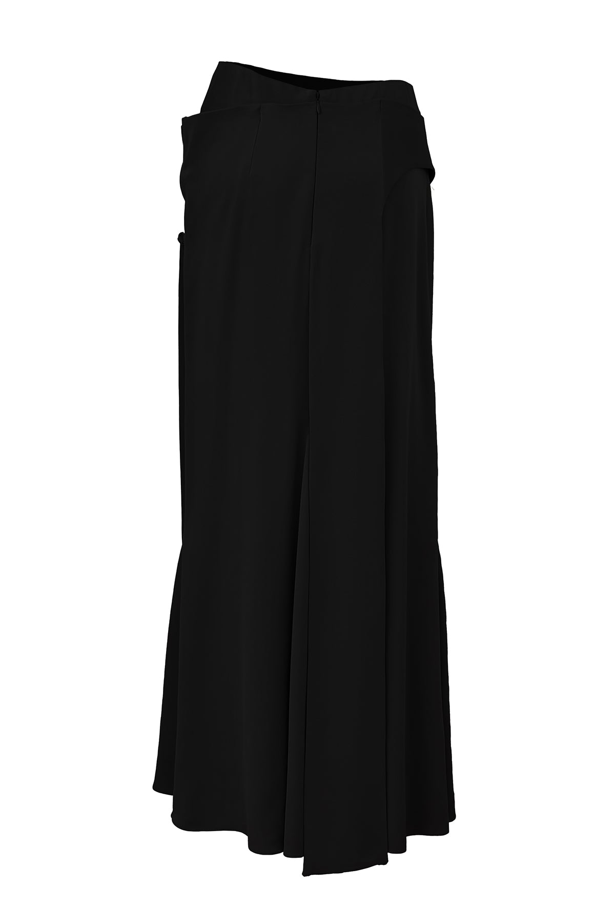 DRAPED SKIRT in BLACK