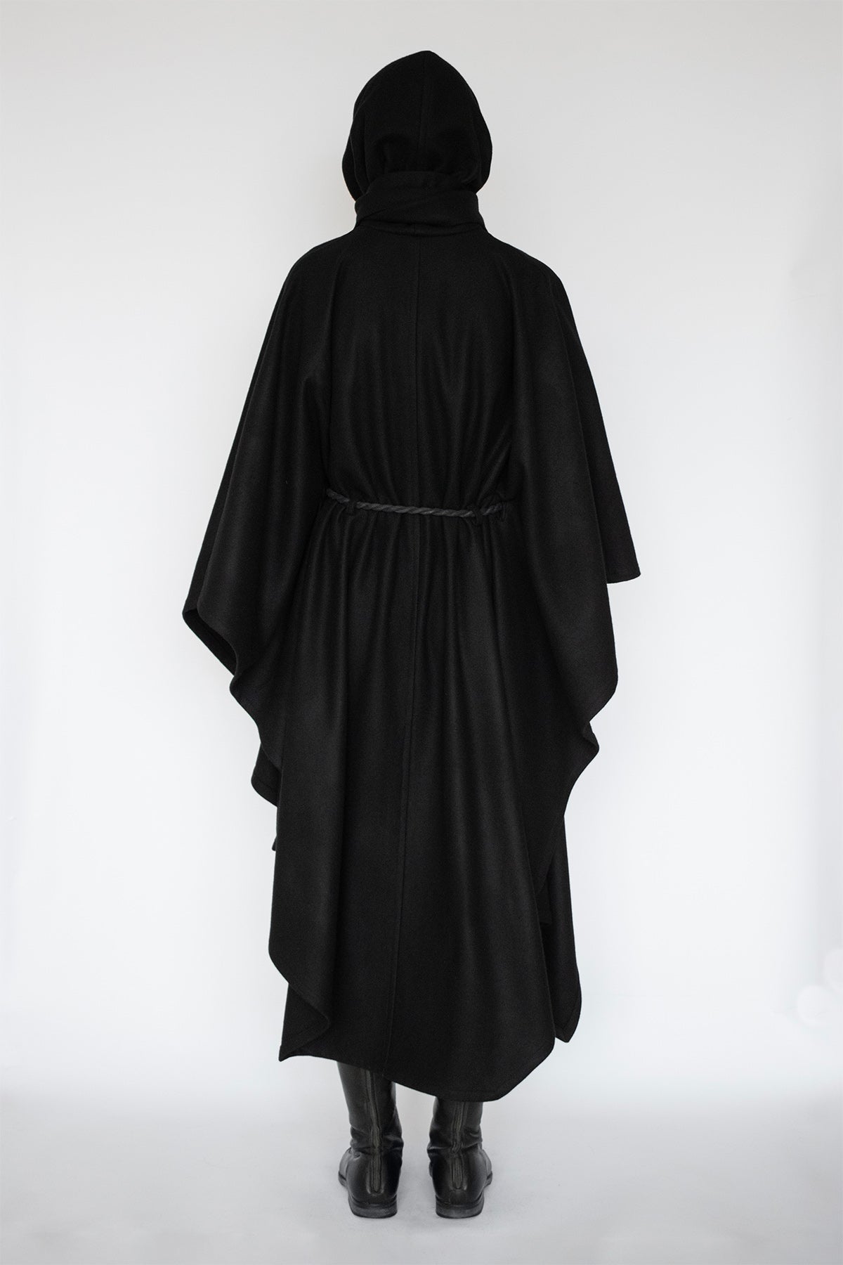 THANA CAPE in BLACK