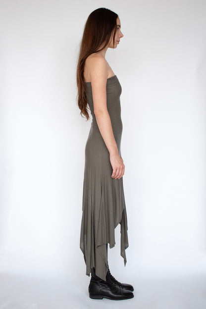 JAMIE DRESS in SAGE SMOKE