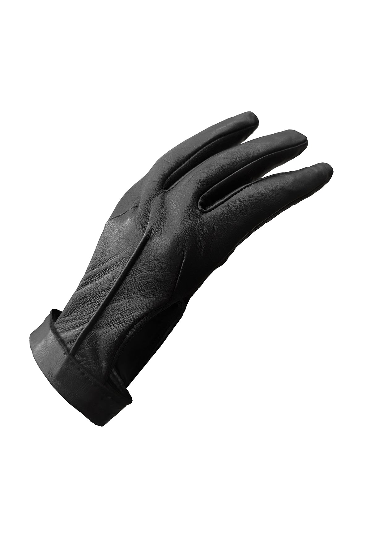 THREE-FINGER GLOVE in BLACK