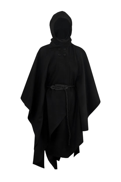 THANA CAPE in BLACK